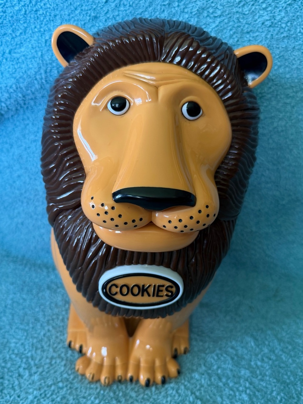 Vintage The Original Tiger Brand Lion Cookie Jar Roaring/Talking 1999 Working